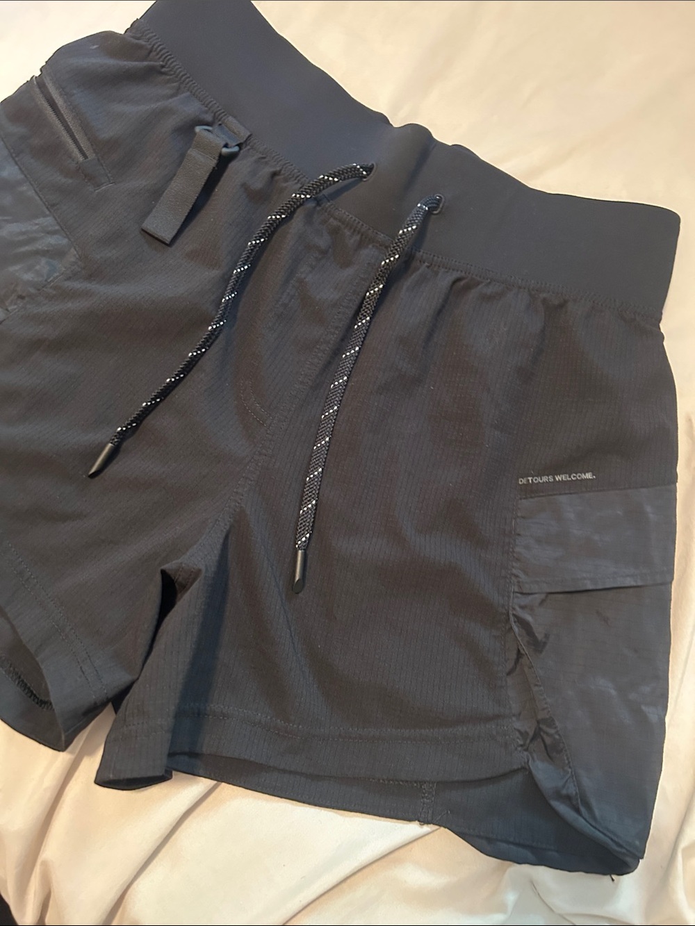 lululemon athletica Black hiking Shorts